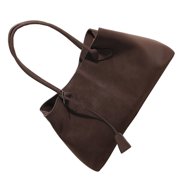 FENOHREFE Casual Soft Leather Underarm Bag Large Capacity Shoulder Bags Underarm Purse For Commuting And Everyday Use