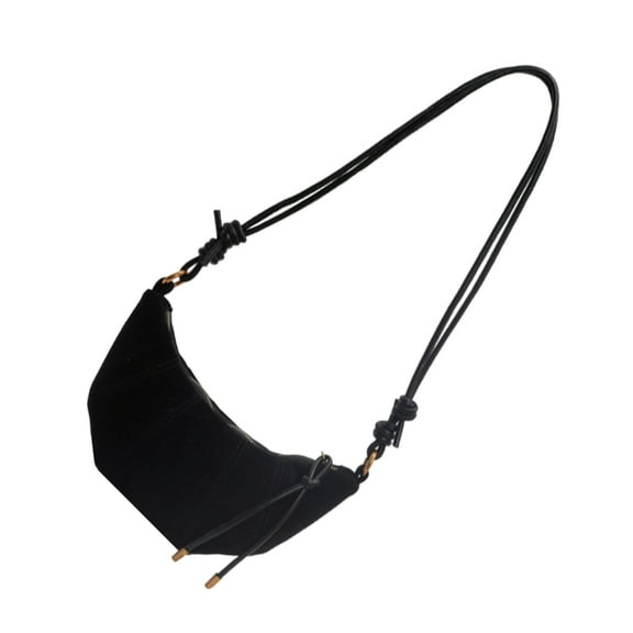 FENOHREFE Classical Vintage Velvets Shoulder Bag with Ample Space for Women Solid Color PU Leather Crossbody Purse Small Handbag