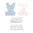 thumbnail image 1 of FENOHREFE Creative Wedding Ornament Moulds Silicone Crafting Mold Resin Art Moulds Wedding Candlestick Molds for Candlestick, 1 of 7