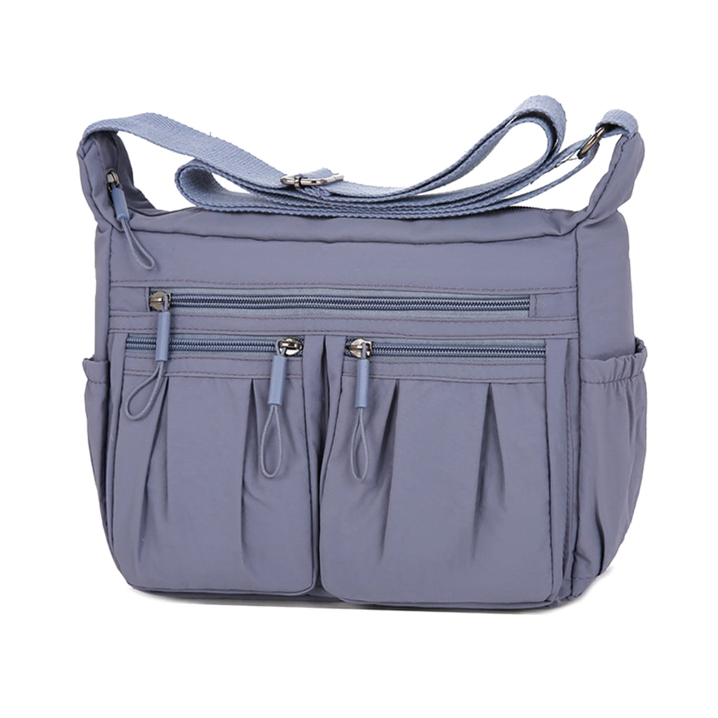 FENOHREFE Crossbody Bag for Women Nylon Waterproofs Shoulder Purse Messenger Bag Lightweight Pocketbooks Waterproofs Messenger Bag