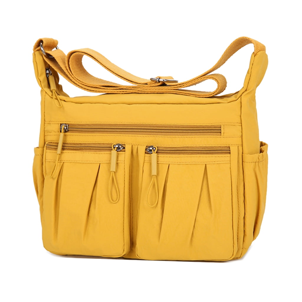 FENOHREFE Crossbody Bag for Women Nylon Waterproofs Shoulder Purse Messenger Bag Lightweight Pocketbooks Waterproofs Messenger Bag
