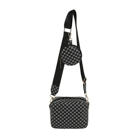 FENOHREFE Crossbody Handbag for Women Small Crossbody Bag Purse with Coin Purse Wide Strap, Soft PU Shoulder Side Handbag