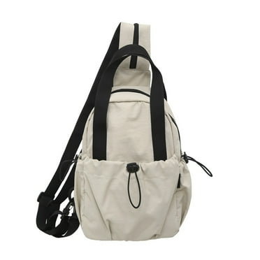 FENOHREFE Crossbody Slings Bag for Men Women,Small Slings Backpack Shoulder Bag Handbag Trendy Chest Daypack with Zipper Strap