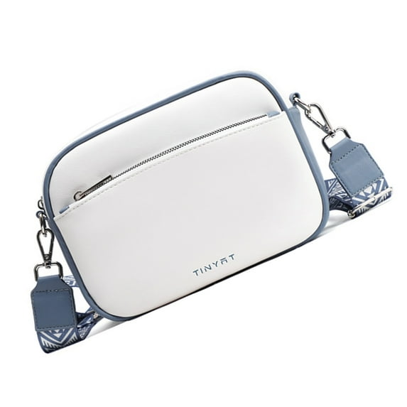 FENOHREFE Delicate PU Leather Crossbody Purse With Adjustable Guitar Strap For Women Small Shoulder Bag Casual Satchel