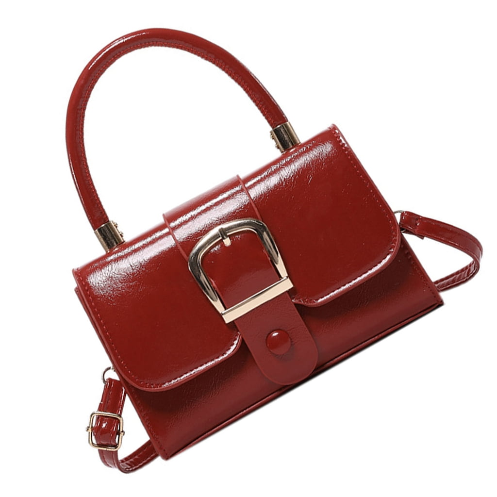 FENOHREFE Delicate Shoulder Bag for Women PU Leather Crossbody Bags Travel Casual Handbag with Comfortable Adjustable Strap