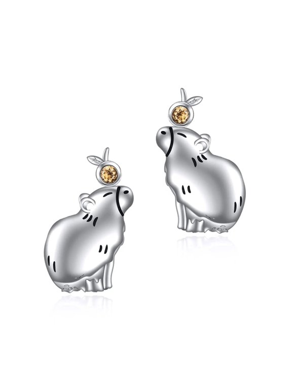 Ear Jewelry Capybara Earring Delicate Wildlife Ear Adornment Fashion Ear Studs Jewelry Ear Rings for Women