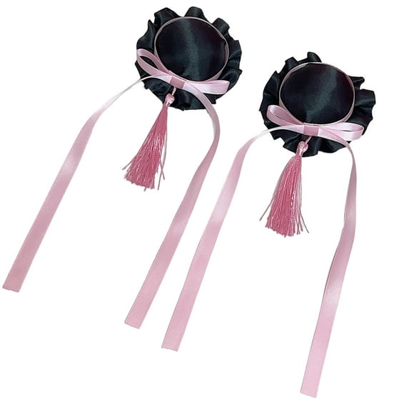 FENOHREFE Elegant Chinese Culture Hair Buns Covers With Butterfly Clip For Women Hairpieces Party YRetro Fashion Accessory