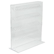 FENOHREFE Elegant Transparents Accessory Display Panel for Earrings and Necklaces Acrylics Multilayer Jewelry Showcase Board