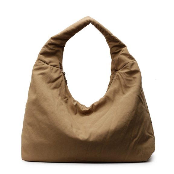 FENOHREFE Elegant Women's Nylon Shoulder Bag with Ample Space Slouchy Bags Handbag Underarm Purse for Work and Casual Travel Use