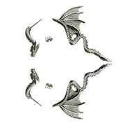 FENOHREFE Eye Catching Dragon Earrings Ear Jewelry Removable Ear Studs Stylish Dark Dragon Earrings for Parties and Performances