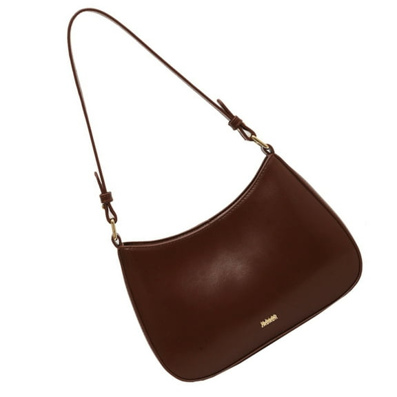 FENOHREFE Fashionable Armpit Purse PU Leather Shoulder Bag Solid Color Casual Underarm Bags for Travel and Casual Outings