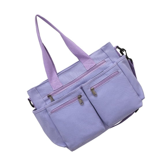 FENOHREFE Fashionable Crossbody Bag Canvas Shoulder Bags Spacious Underarm Handbag Satchel Purse For Commuting Or Shopping Trips