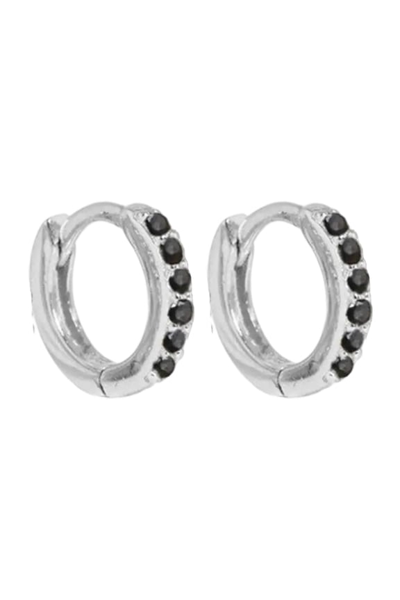 Fashionable Hoops Earrings for Women Huggie Hinged Earrings Accessories with Cubic Zirconia for Fashion Lovers