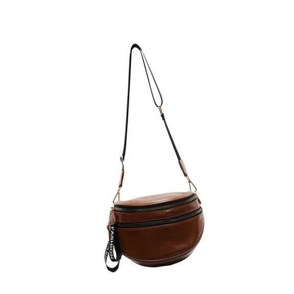 FENOHREFE Fashionable Large Capacity Shoulder Bag for Everyday Use PU Leather Crossbody Purse Casual Satchel Purse