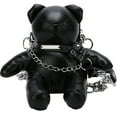 thumbnail image 1 of FENOHREFE Fashionable PU Leather Small Crossbody Shoulder Bag with Soft Inner Lining Bear Shape Phone Purse Wallet Handbag, 1 of 8