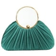 thumbnail image 1 of FENOHREFE Fashionable Pleated Evening Bag Handbag Shoulder Bags Crossbody Purse with Chain Strap For Banquets And Prom Occasion, 1 of 8
