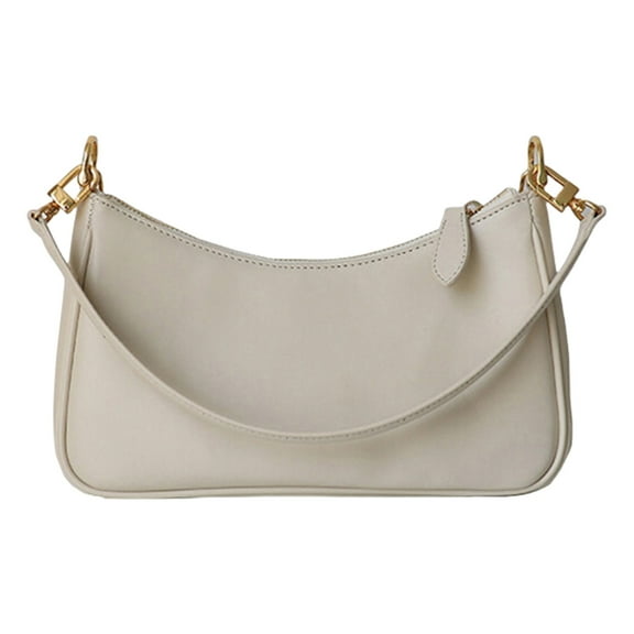 FENOHREFE Fashionable Shoulder Purse with Practical PU Leather Crossbody Bags Casual Handbag Armpit Purse for Carrying Option