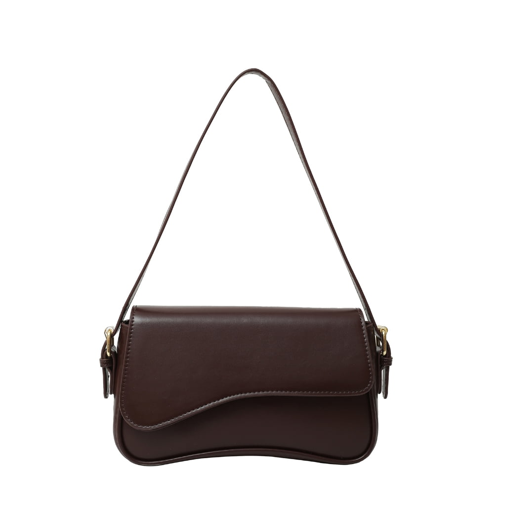 FENOHREFE Fashionable Women's Shoulder Bag 2025 Armpit Bag PU Leather Crossbody Purse Work Handbag with Adjustable Straps