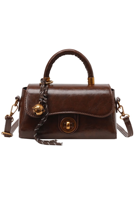 Fashionable Women's Shoulder Bag Retro Square Handbag Crossbody Bags for Stylish Commuters and Casual Travel