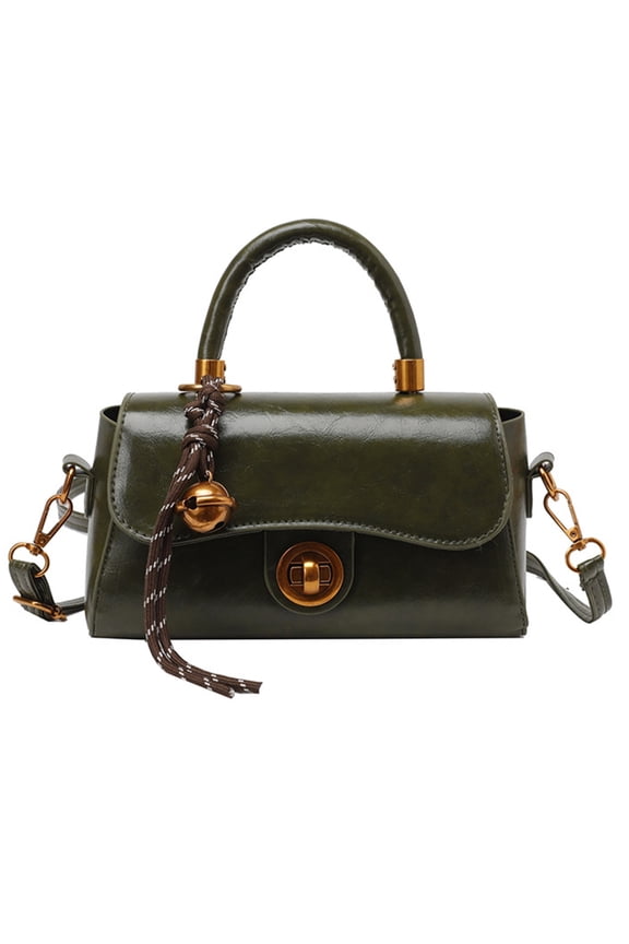 Fashionable Women's Shoulder Bag Retro Square Handbag Crossbody Bags for Stylish Commuters and Casual Travel