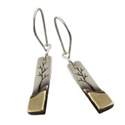 FENOHREFE Handmade Alloy Trees of Life Earrings Artistic Trees Of Life Earrings Ideal For Nature Inspired Fashion Statements