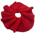 thumbnail image 1 of FENOHREFE Knit Hair Scrunchies Thick Ruffle Oversized Hair Scrunchy Elegant Hair Rope Scrunchy Women Ponytail Holder, 1 of 8