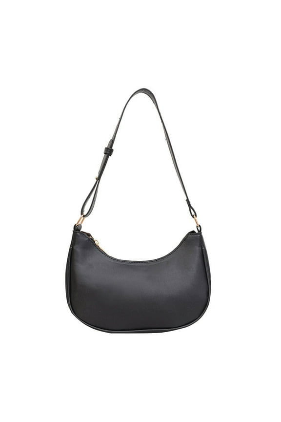 Leather Shoulder Bag Large Capacity Bag for Women Girl Purse Fashion Simple Leisure Casual Bag Solid Color