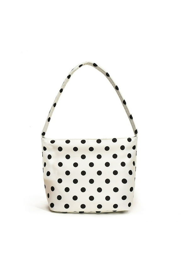 Lightweight Shoulder Bag Fabric Cloth Underarm Bag with Unique Pattern Armpit Purse Casual Handbag for Everyday Use