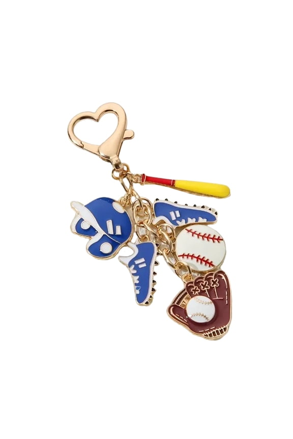 Lovely Sports Shape Keychain Novel Designs Decoration for Boys Girls Men Women for Wallets Backpacks and Gifts