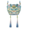 thumbnail image 1 of FENOHREFE Luxurious Embroidered Cosmetic Bag Crossbody Shoulder Bag for Women with Sophisticated Taste, 1 of 8