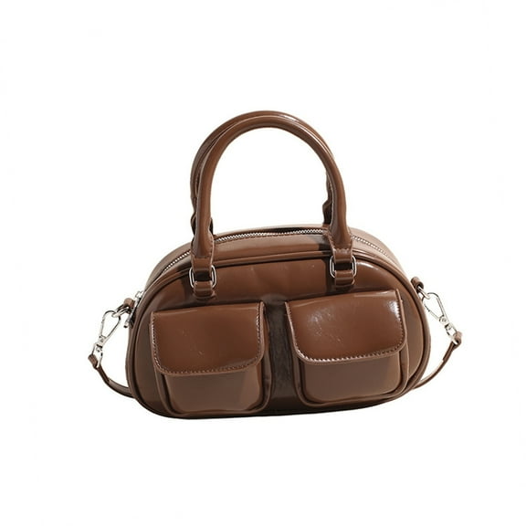 FENOHREFE Modern Women's Crossbody Bags Unique Leather Shoulder Bag Top Handle Purse Handbag Satchel with Ample Storage Space