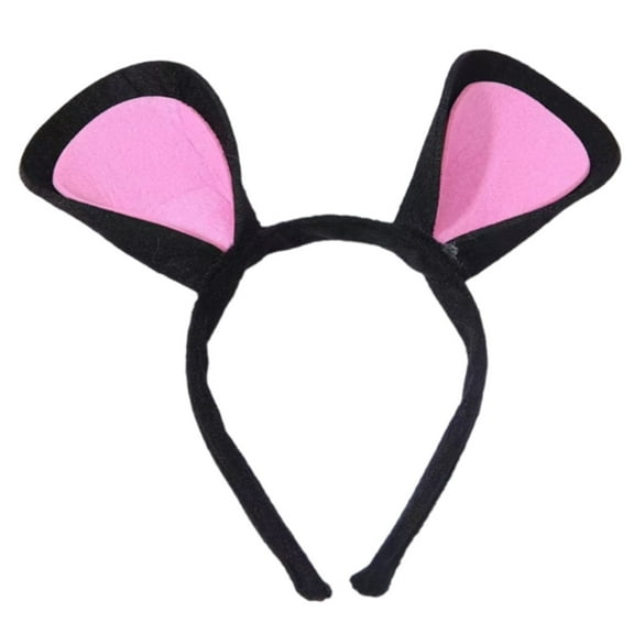 FENOHREFE Mouse Ears Hairband Photo Props Kids Hair Hoop Headband Party Headpiece Fun Stage Headbands for Music Festival