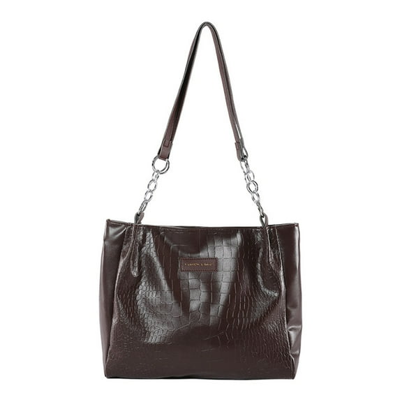 FENOHREFE Multifunctional Women Handbag PU Leather Underarm Bag Large Capacity Shoulder Bag for Various Occasion