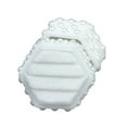thumbnail image 1 of FENOHREFE Plush Velutum Rings Box with Exquisite Pearls Detailing Hexagonal Keepsakes Case for Engagement and Jewelry Gifts, 1 of 7