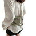 thumbnail image 1 of FENOHREFE Portable Clear Crossbody Purse Bag Approve Transparent Purse Messengers Shoulder Bag for Holding Small Belonging, 1 of 8