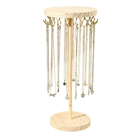 FENOHREFE Portable and Sturdy Necklace Hanging Stand Accessory for Displaying Various Lengths of Chains Household Storage
