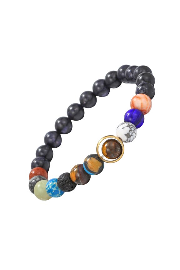 Practical Adjustable Starry Bracelet Sturdy Stone Fashion Jewelry Accessory Portable for Casual or Formal Attire