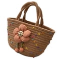 thumbnail image 1 of FENOHREFE Practical Woven Handbag Bag Stylish Knitted Bag with Spacious Interior Cotton for Everyday Use & Date, 1 of 8
