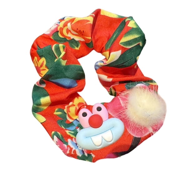 FENOHREFE Princess Funny Floral Hair Tie Floral Hair Holder Enchanting Floral Hair Tie Hair Rope for Girl Scrunchies