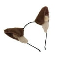 thumbnail image 1 of FENOHREFE Puppy Ears Hairband Photo Props Furry Hair Hoop Headband Party Headpiece Fun Headbands for Music Festival, 1 of 7