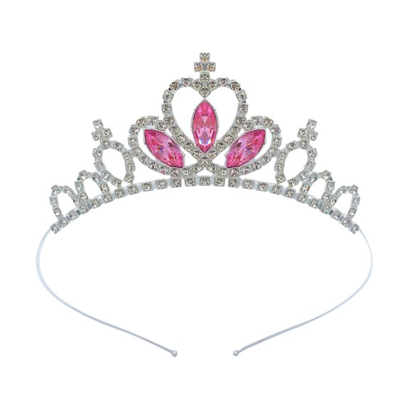 FENOHREFE Queen Crowns Blingbling Headband Heart Headwear Glistening Photo Props Halloween Party Headwear Cosplay Accessories