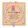 thumbnail image 1 of FENOHREFE Rainbow Bracelet with Number Rainbow Bracelet with Number Pendnat Girls Fashion Jewelry Birthday Gifts, 1 of 7