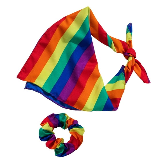 FENOHREFE Rainbow Hair Rings Adjustable Headbands Durability Hair Loop Versatiles Hairband for Various Occasion