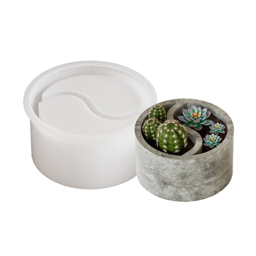 FENOHREFE Resin Vase Molds Flower Vase Molds Jewelry Jar Mold Ornament Molds Hand-Making Supplies Suitable for Flowerpot Vase
