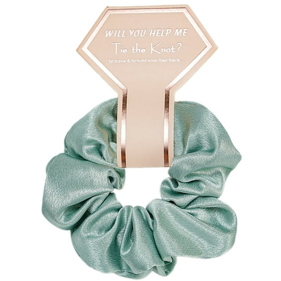 FENOHREFE Satins Scrunchies Soft Hair Ties Comfortable Hair Elastics Adjustable Hair Rings for Bridal Parties