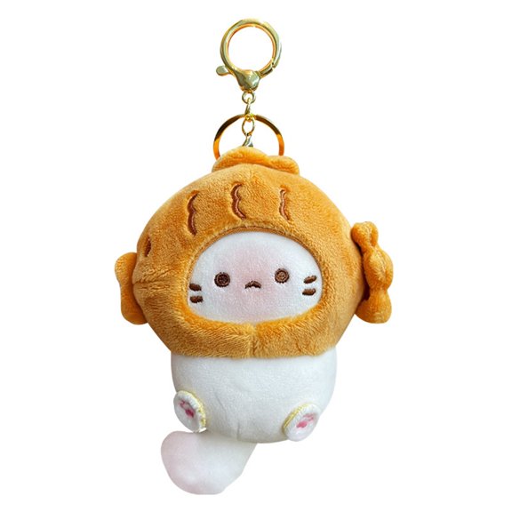 FENOHREFE Soft Plush Cats Dolls Keychain Lovely Dolls Charm Colorful Keychain Accessory Suitable for Girls and Adults Present