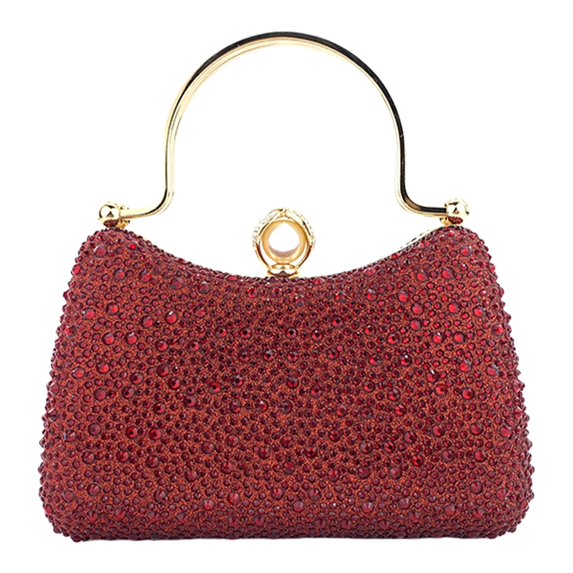 FENOHREFE Sophisticated Party Handbag Evening Bag With Detail Spacious Crossbody Bags Shoulder Purse For Ladies