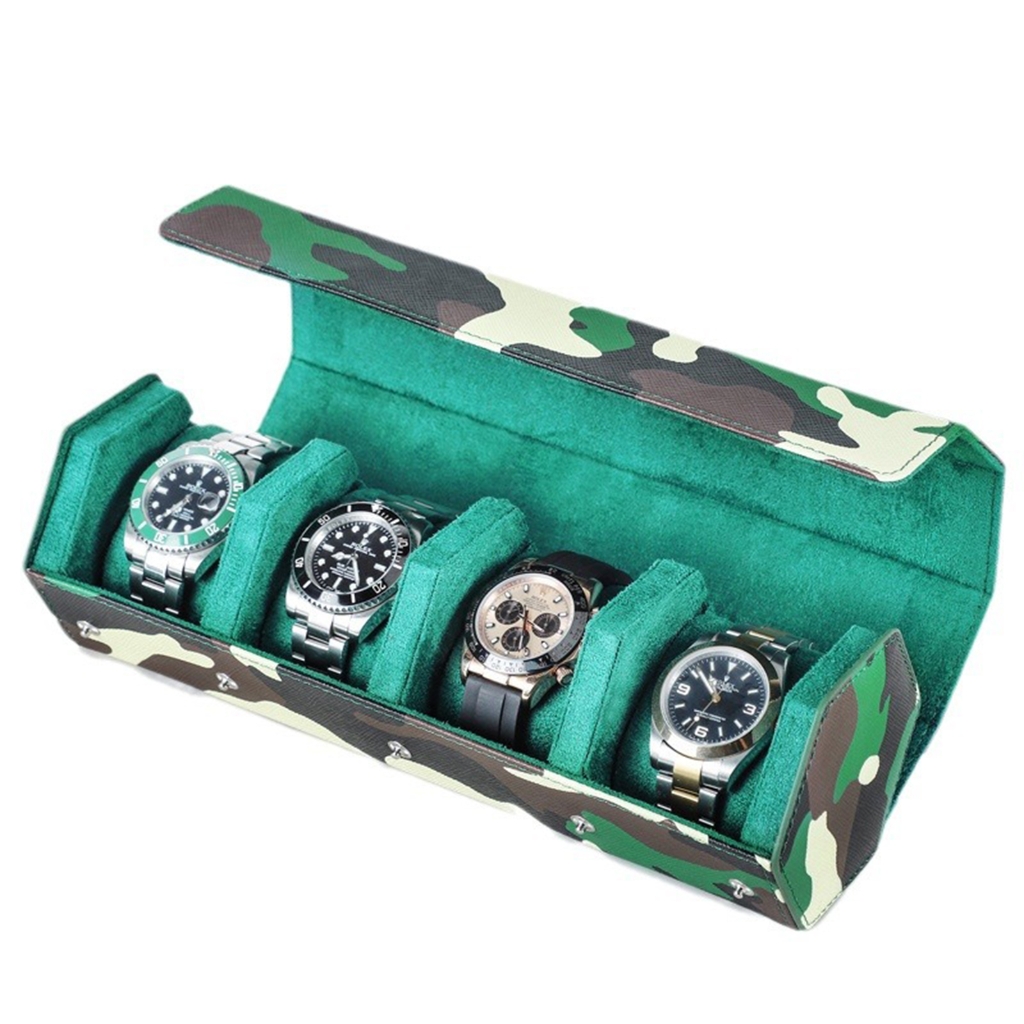 FENOHREFE Sophisticated Watch Storage Box with Multiple Compartments ...