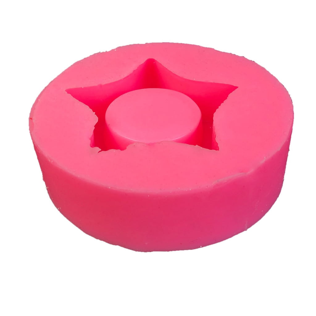 FENOHREFE Star Shape Candle Hodler Silicone Mould Candlestick Holder ...