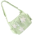 thumbnail image 1 of FENOHREFE Student School Bag Crossbody Bag Large Capacity Aesthetic Messengers Bag Women Star Pattern Shoulder Bag, 1 of 8